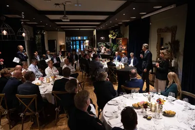 Fier Bussum - diner opstelling in De Loods