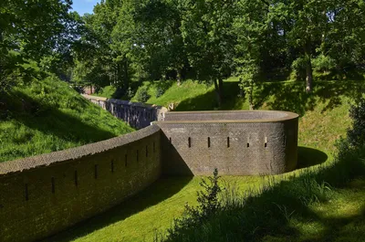 Historische fortmuur
